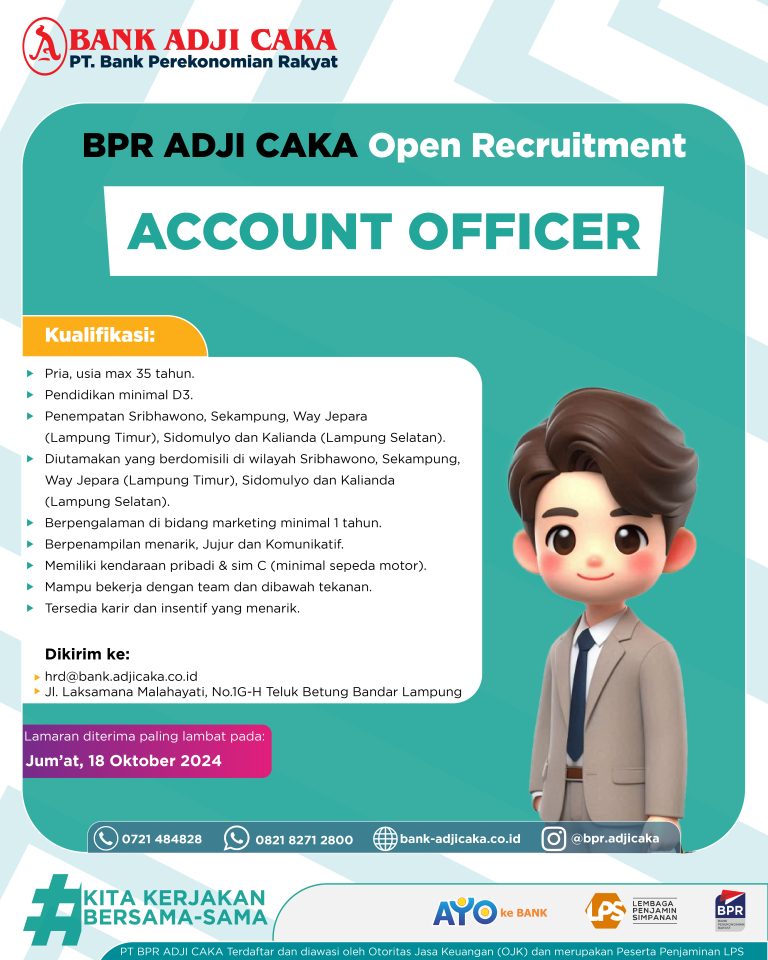 Lowongan Kerja Account Officer